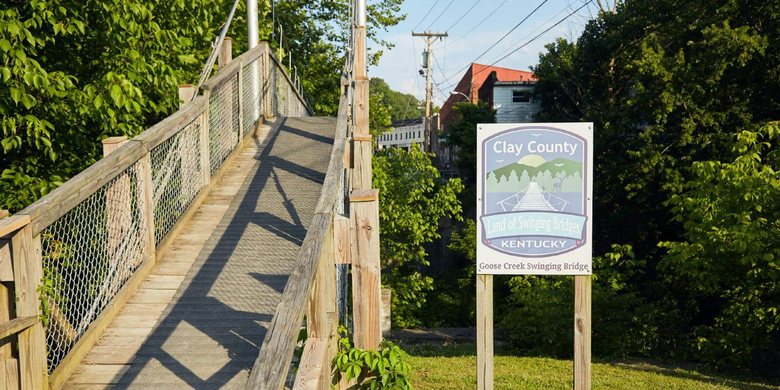Goose Creek Swinging Bridge