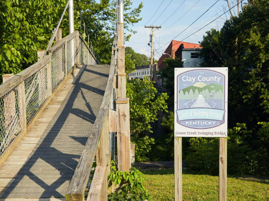 Goose Creek Swinging Bridge